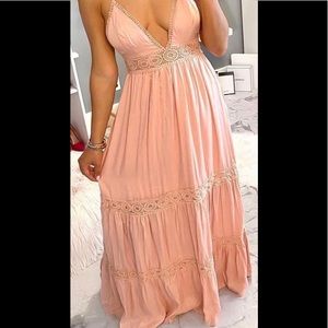 Pretty In Pink Maxi Dress